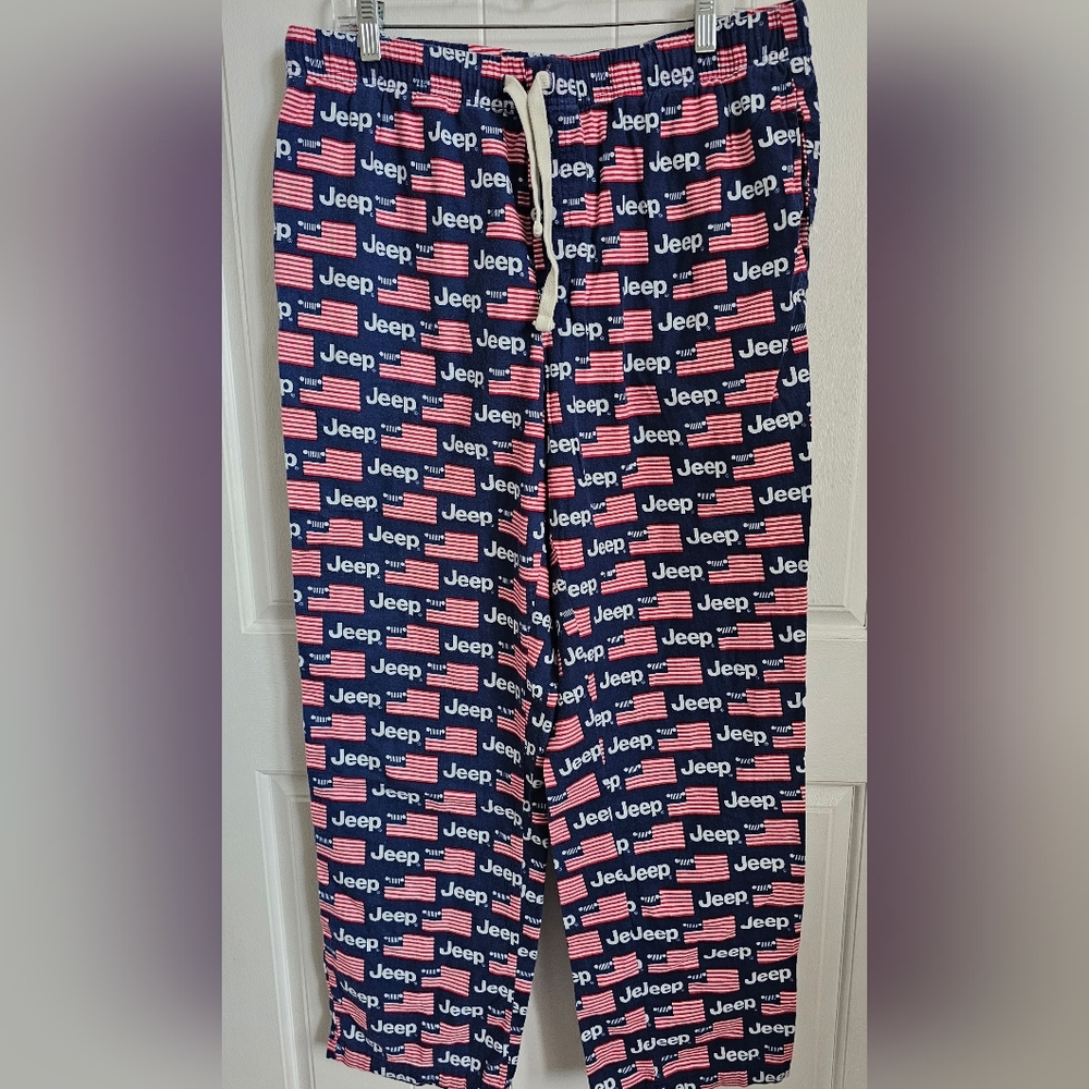 NWOT JEDCO Jeep Mens 100% Cotton Lounge Sleep Bottoms Pants - Picture 4 of 5